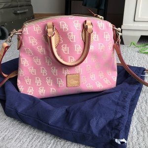 NEW Dooney and Bourke small pink satchel crossbody